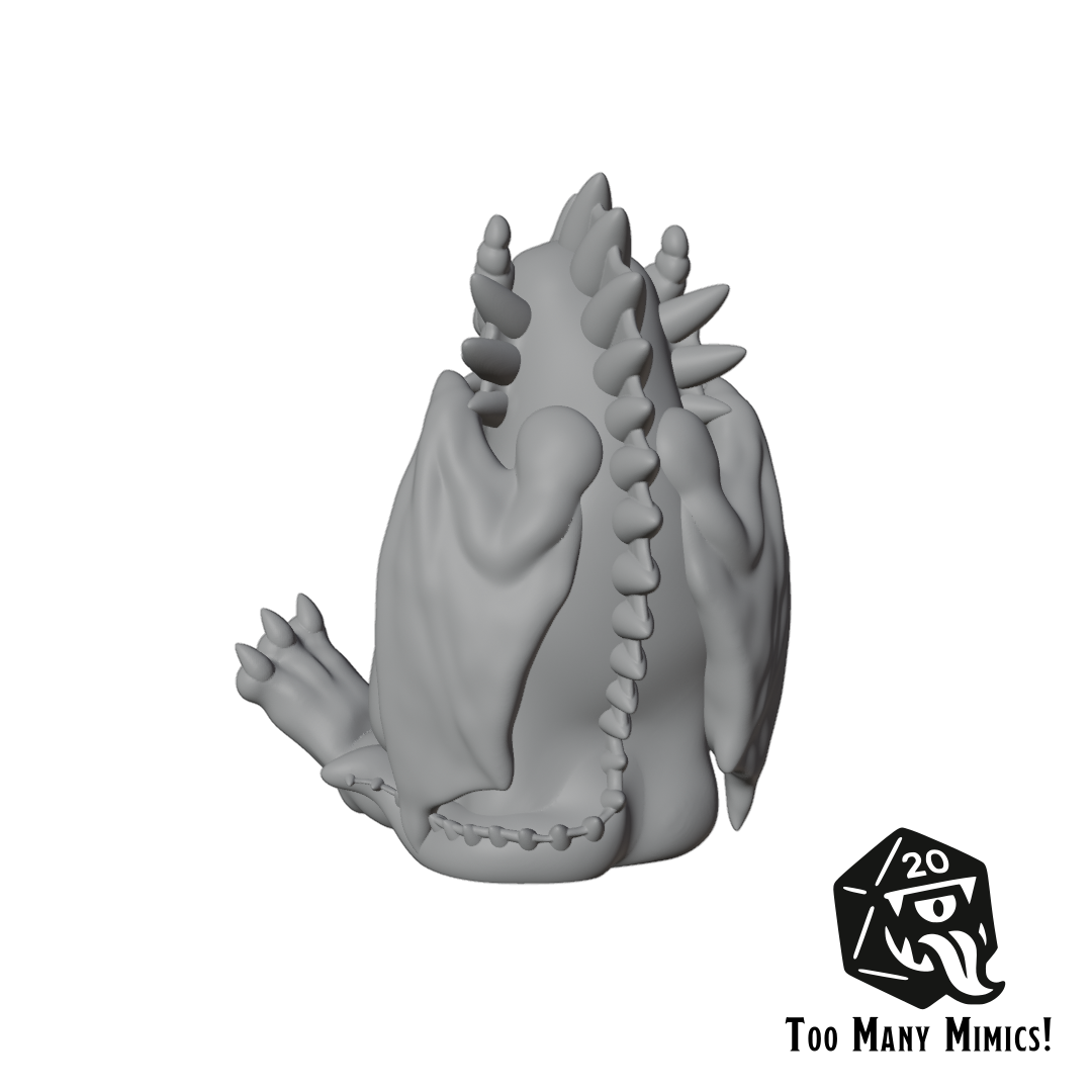 Dice Friends: Pamela the Red Dragon STL