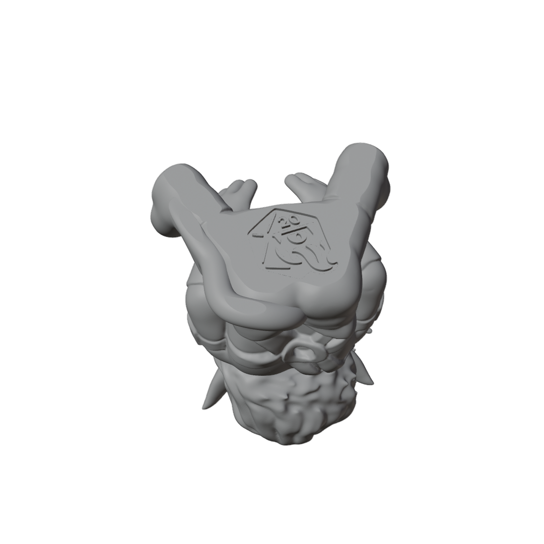 Dice Friends: Karlach the Tiefling Barbarian STL