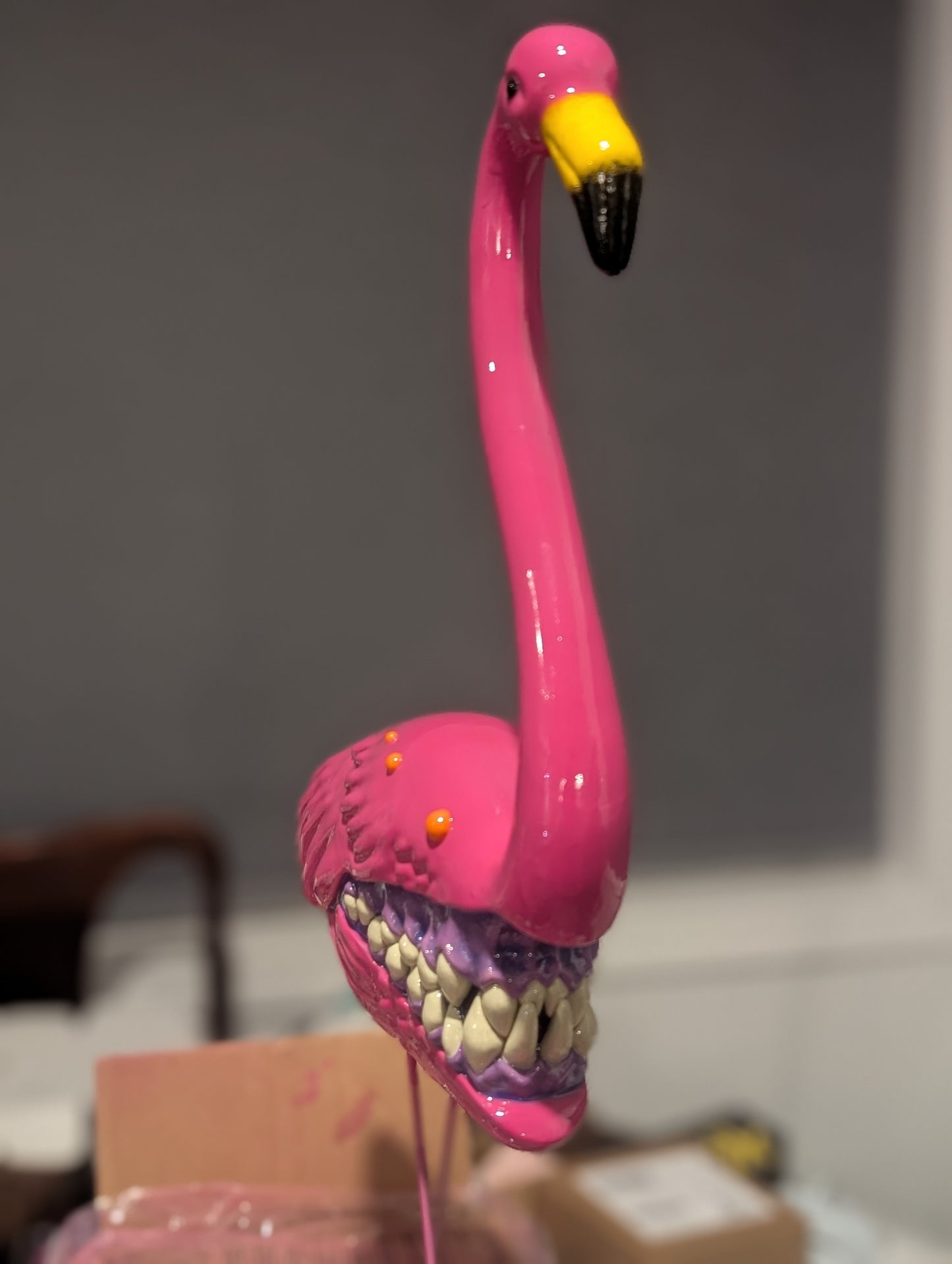 Lawn Flamingo Mimic