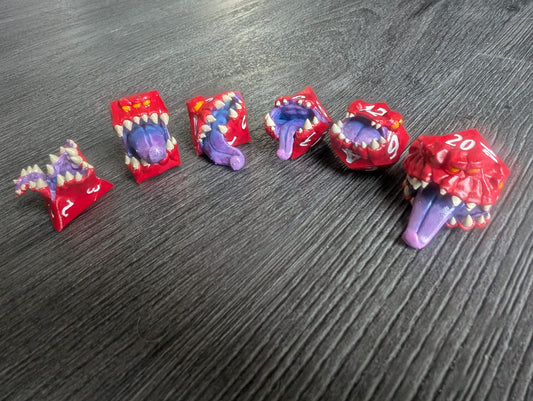 Painted Dice Mimics (6)