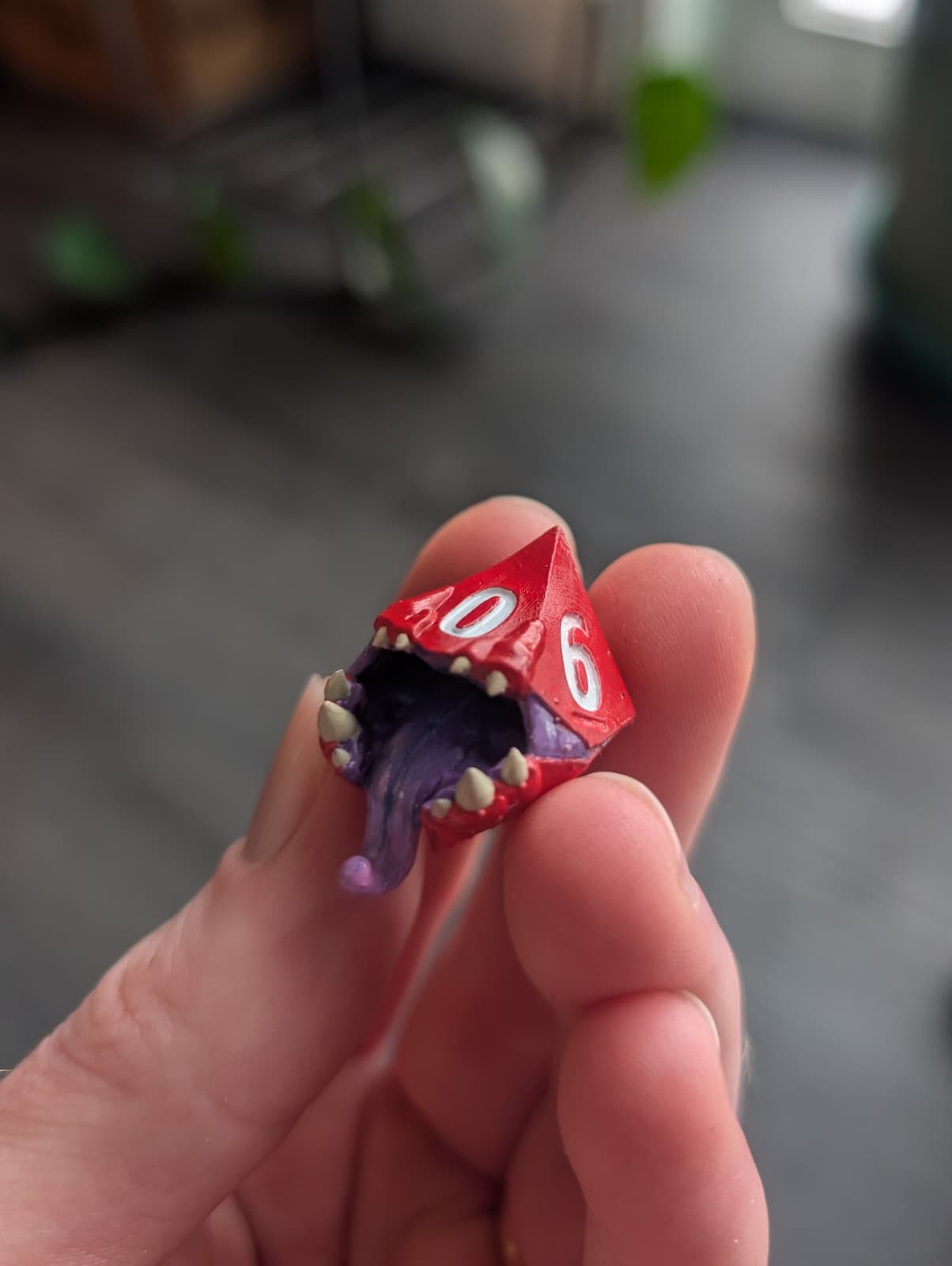 Painted Dice Mimics (6)