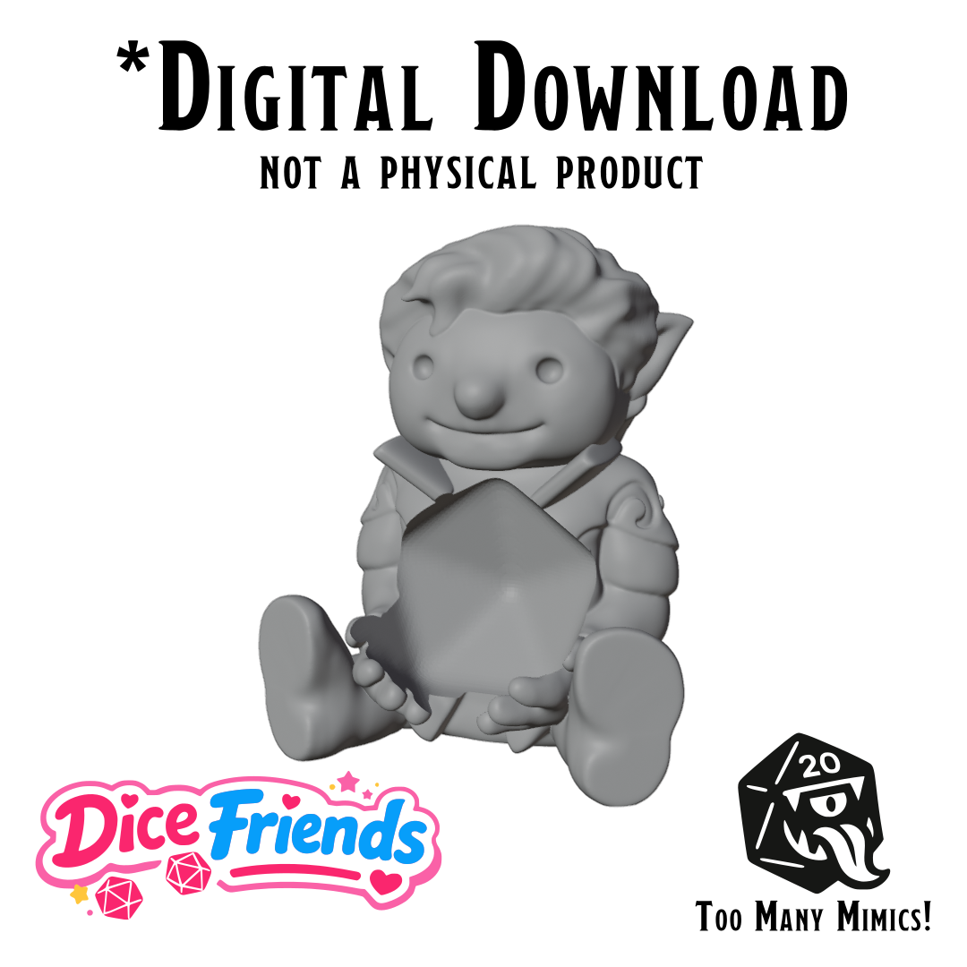 Dice Friends: Astarion the Elf Rogue STL