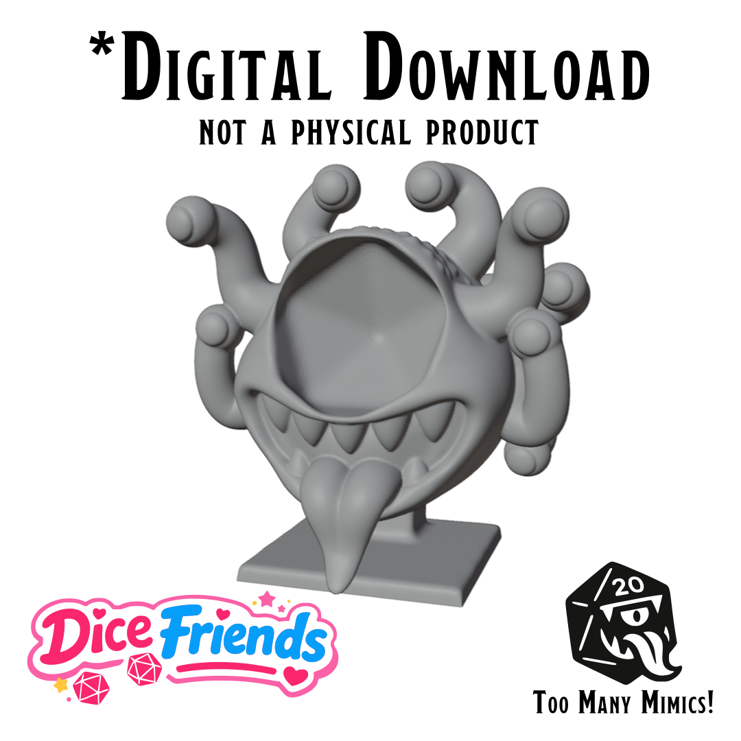 Dice Friends: Betty the Eye Tyrant STL