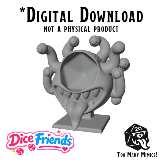 Dice Friends: Betty the Eye Tyrant STL
