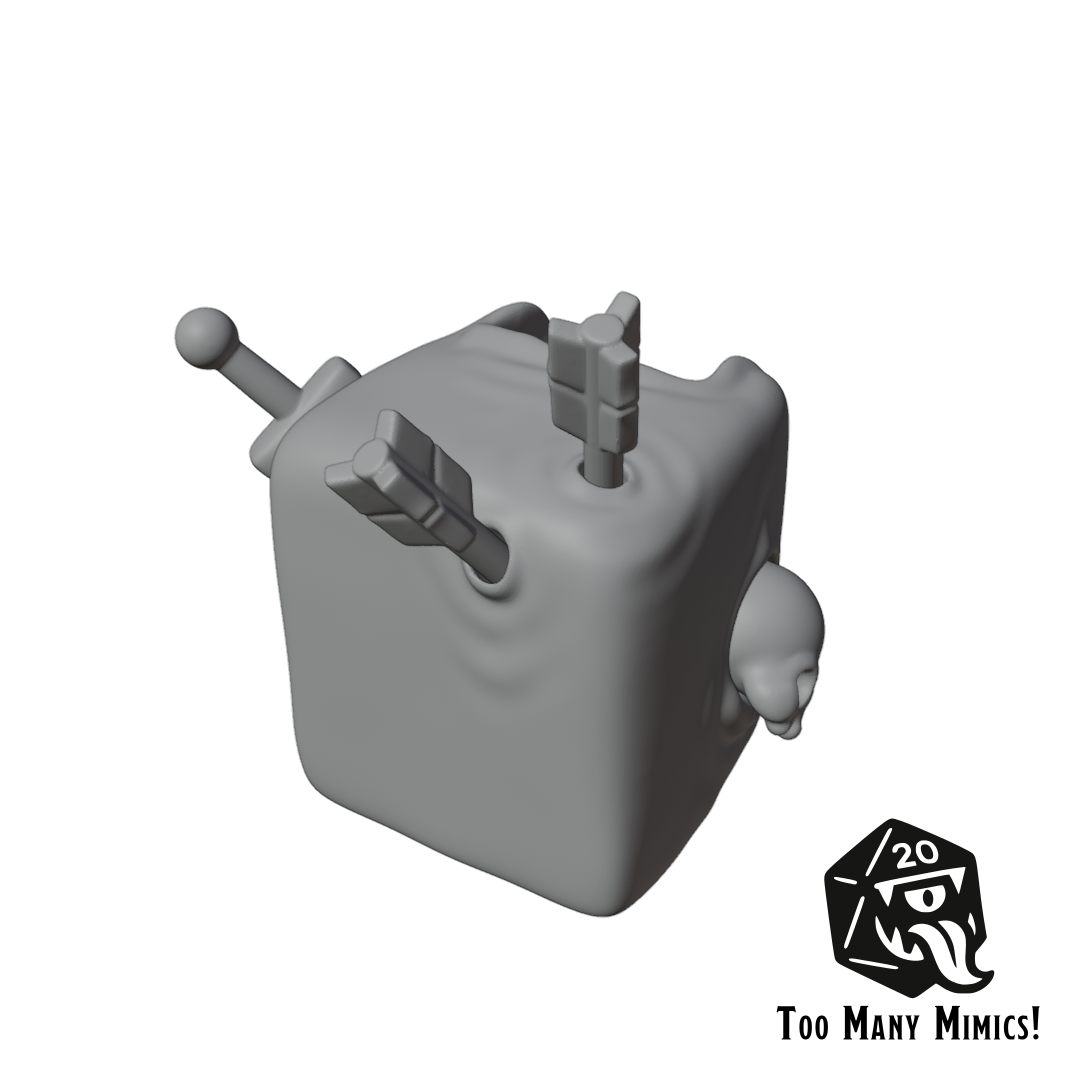 Dice Friends: Cubert the Gelatinous Cube STL