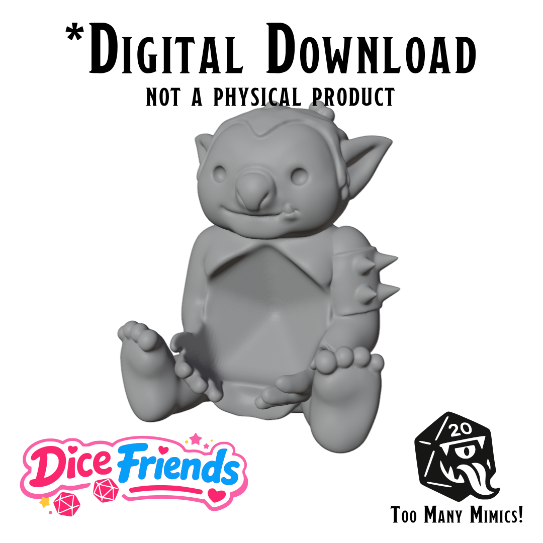 Dice Friends: Rodney the Goblin STL