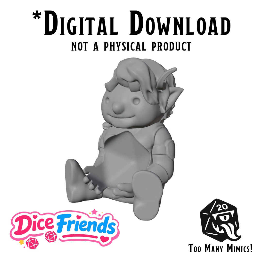 Dice Friends: Karlach the Tiefling Barbarian STL