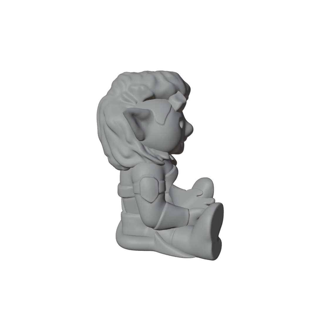 Dice Friends: Karlach the Tiefling Barbarian STL