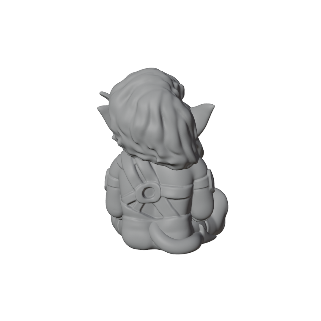 Dice Friends: Karlach the Tiefling Barbarian STL
