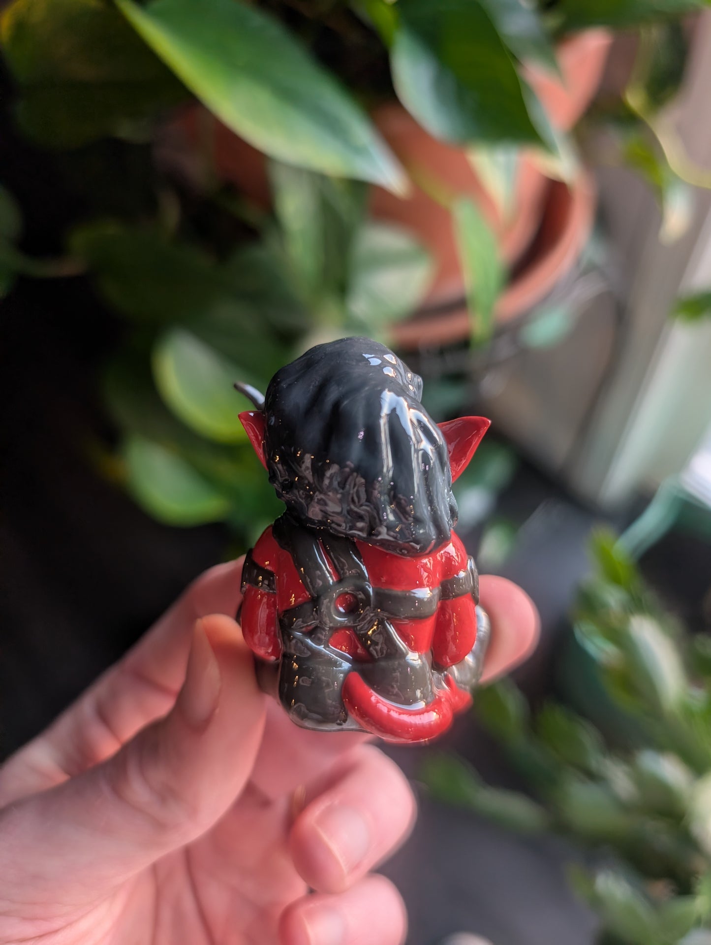 Dice Friends: Karlach the Tiefling Barbarian