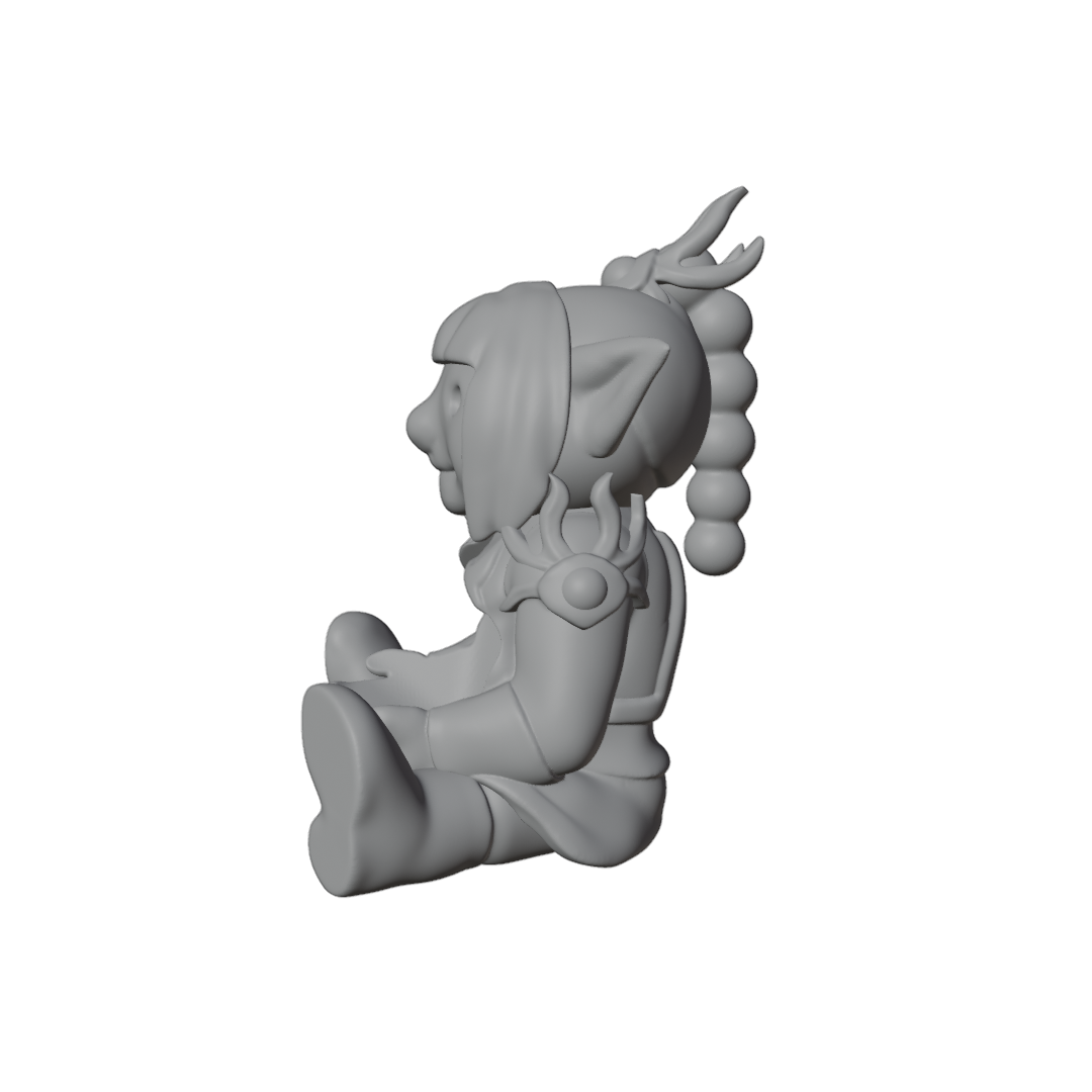 Dice Friends: Shadowheart the Half-Elf Cleric STL