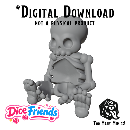 Dice Friends: Stanley the Skeleton STL